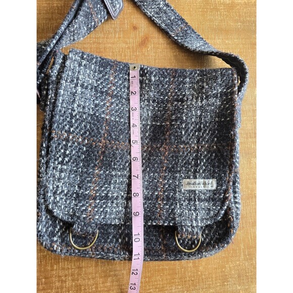 Jonathan Richard 100% wool crossbody purse made in Ireland - Picture 10 of 11